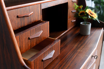 丹麥 玫瑰木 六抽 復古寫字櫃 OLDANMARK