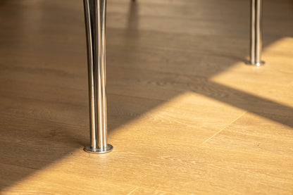 Piet Hein & Bruno Mathsson｜Fritz Hansen 超橢圓餐桌 #中白 OLDANMARK