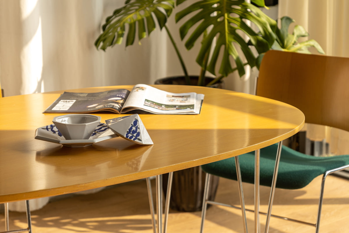 Piet Hein & Bruno Mathsson｜Fritz Hansen 超橢圓餐桌 #小櫸木 OLDANMARK