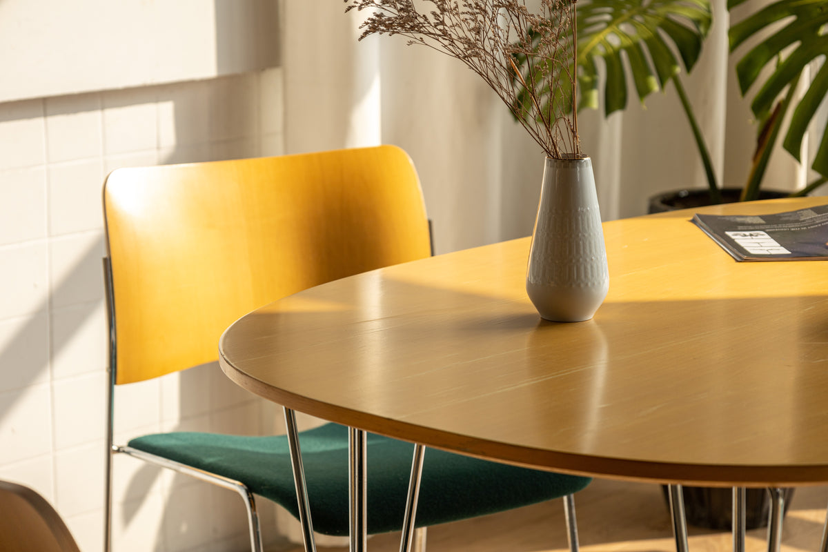 Piet Hein & Bruno Mathsson｜Fritz Hansen 超橢圓餐桌 #小櫸木 OLDANMARK