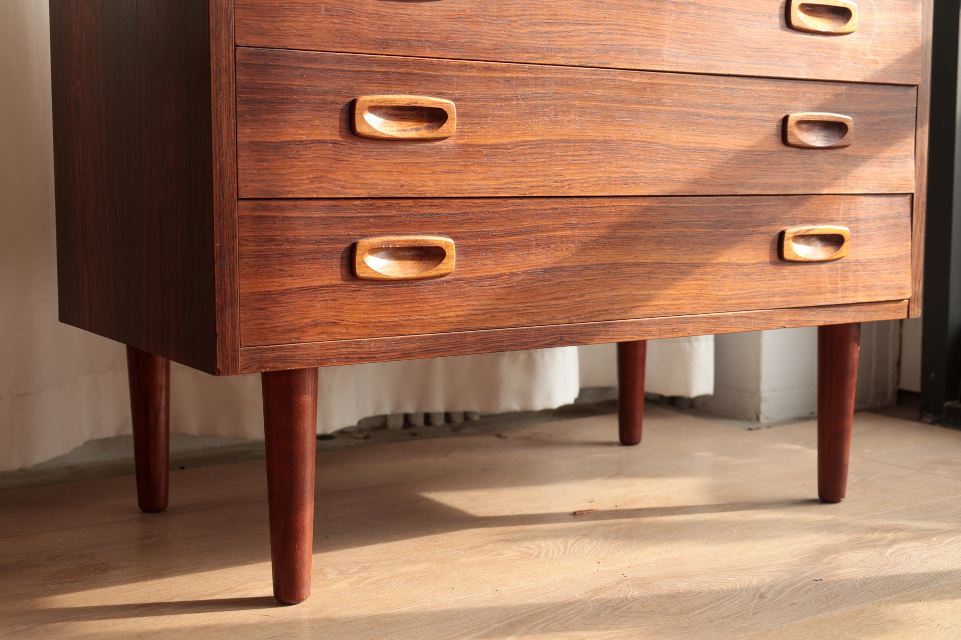 丹麥 玫瑰木 四抽 邊櫃 OLDANMARK