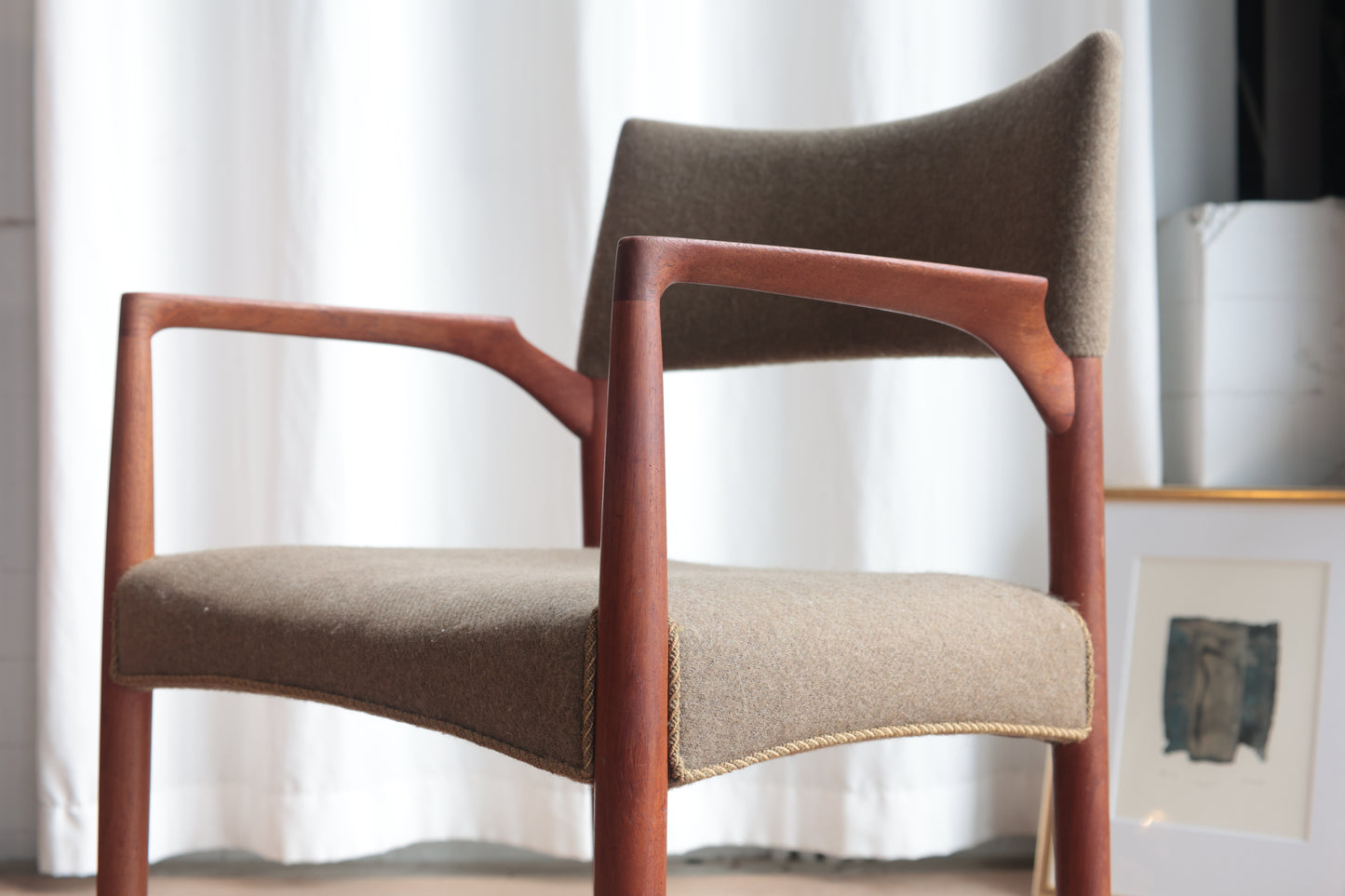 丹麥 現代風格 柚木 扶手椅 OLDANMARK