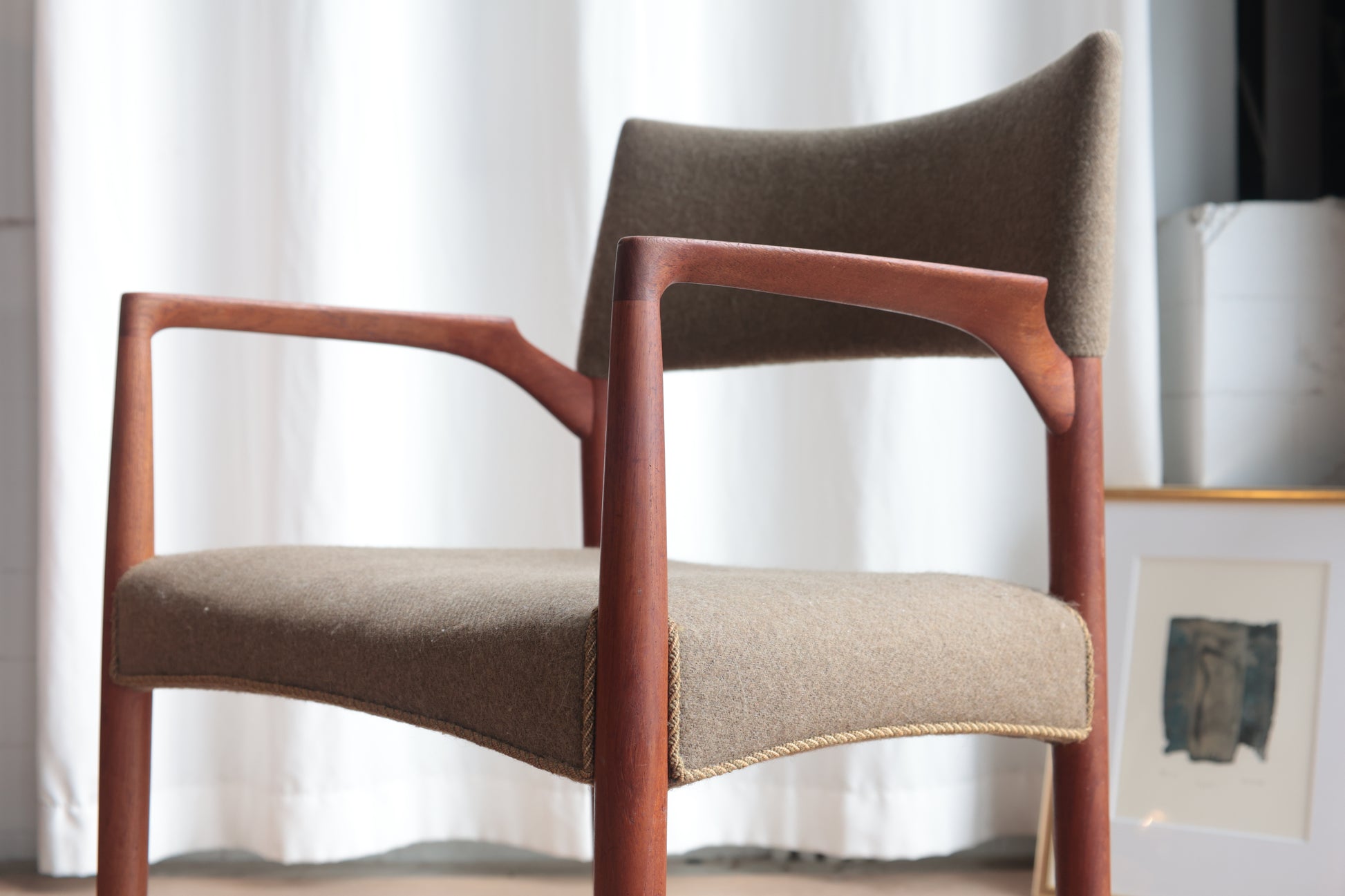 丹麥 現代風格 柚木 扶手椅 OLDANMARK