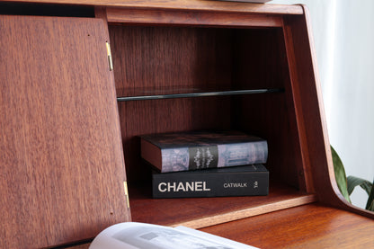 Ølholm Møbelfabrik 丹麥 柚木 寫字櫃 OLDANMARK