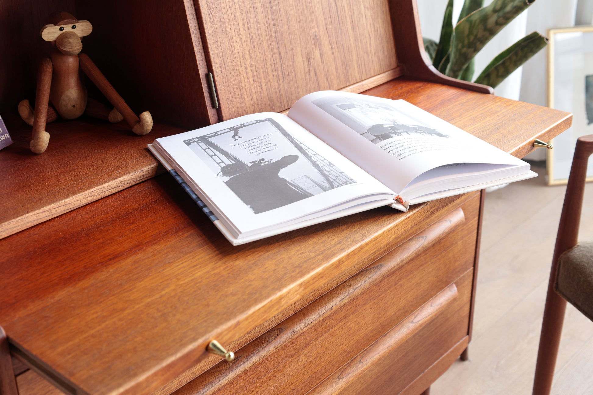 Ølholm Møbelfabrik 丹麥 柚木 寫字櫃 OLDANMARK