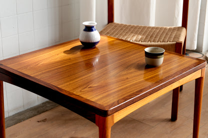 丹麥 玫瑰木 方型邊桌 咖啡桌 OLDANMARK