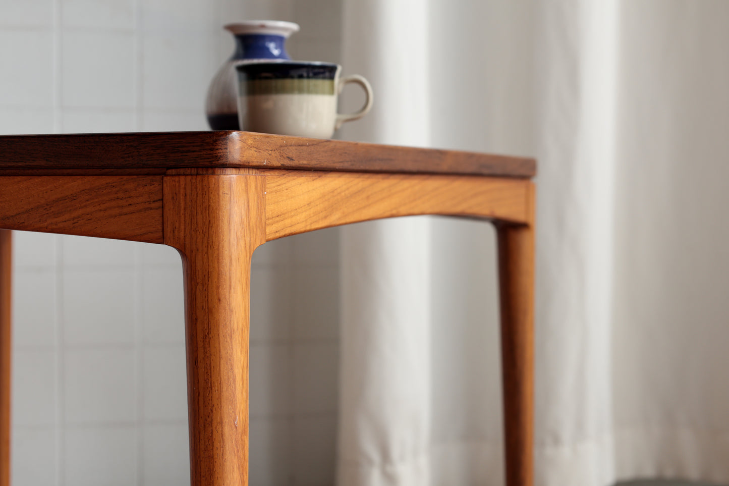 丹麥 玫瑰木 方型邊桌 咖啡桌 OLDANMARK