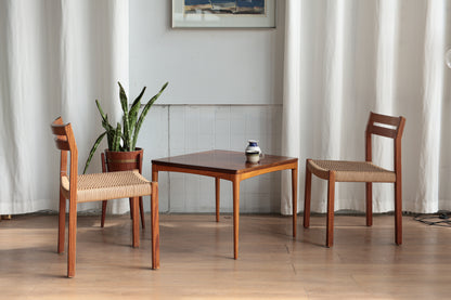 丹麥 玫瑰木 方型邊桌 咖啡桌 OLDANMARK