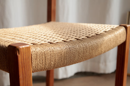 丹麥 J.L. Møller Model 401 實木編織餐椅 OLDANMARK