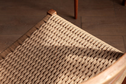 丹麥 J.L. Møller Model 401 實木編織餐椅 OLDANMARK