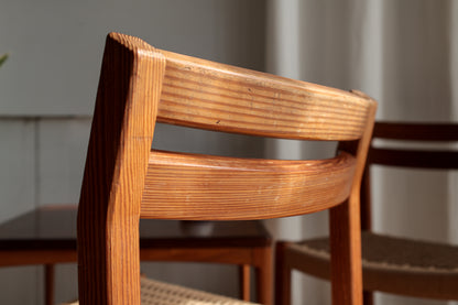 丹麥 J.L. Møller Model 401 實木編織餐椅 OLDANMARK