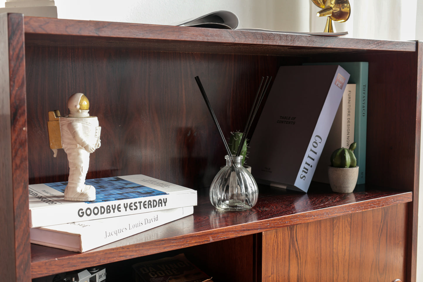 丹麥 玫瑰木 圓形把手 復古 收納櫃 OLDANMARK