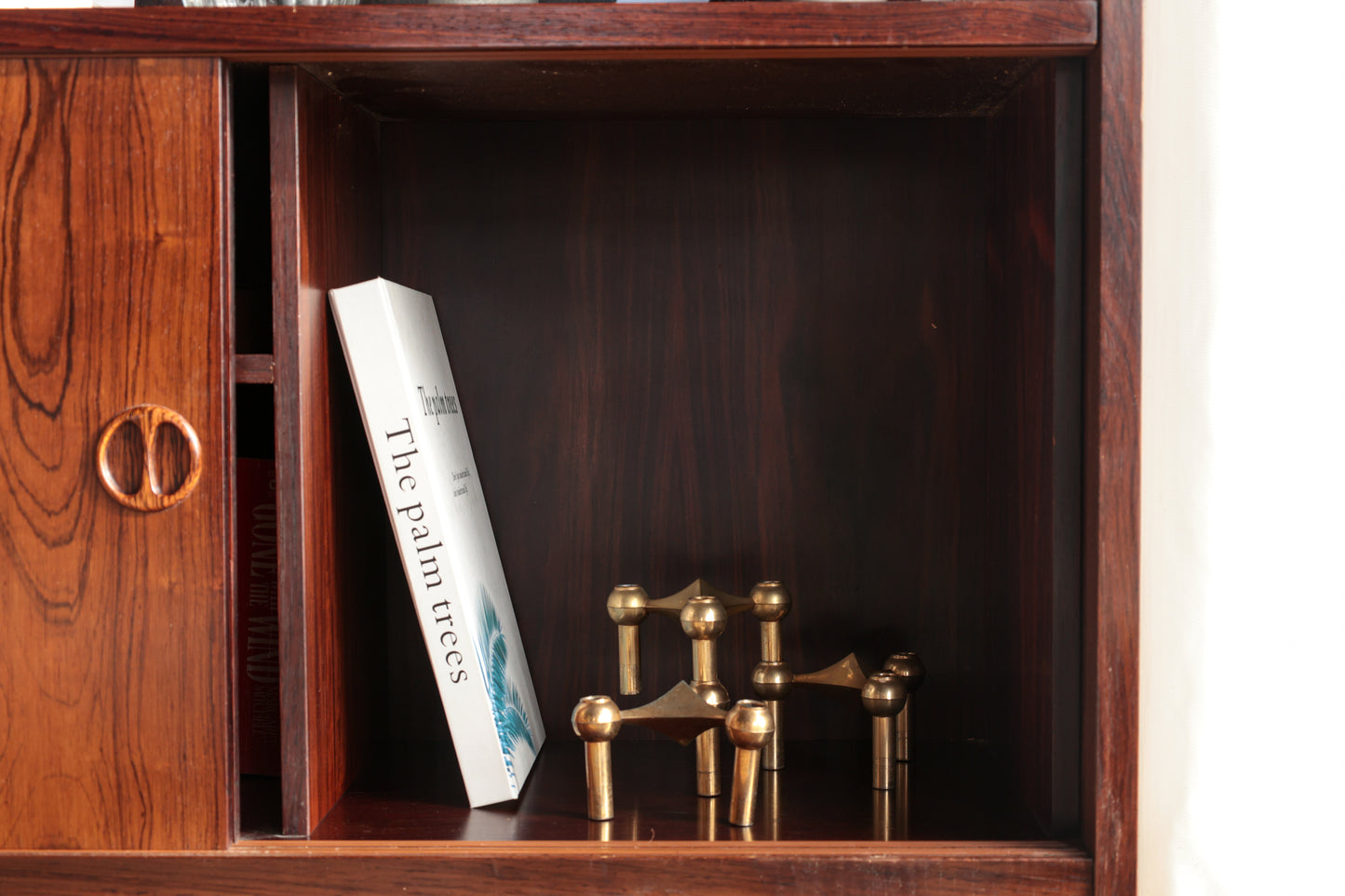 丹麥 玫瑰木 圓形把手 復古 收納櫃 OLDANMARK