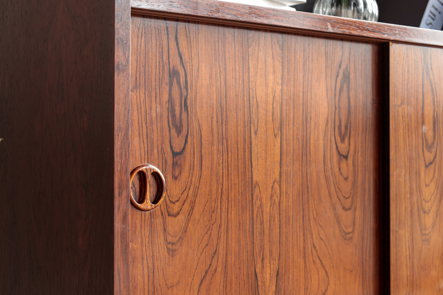 丹麥 玫瑰木 圓形把手 復古 收納櫃 OLDANMARK