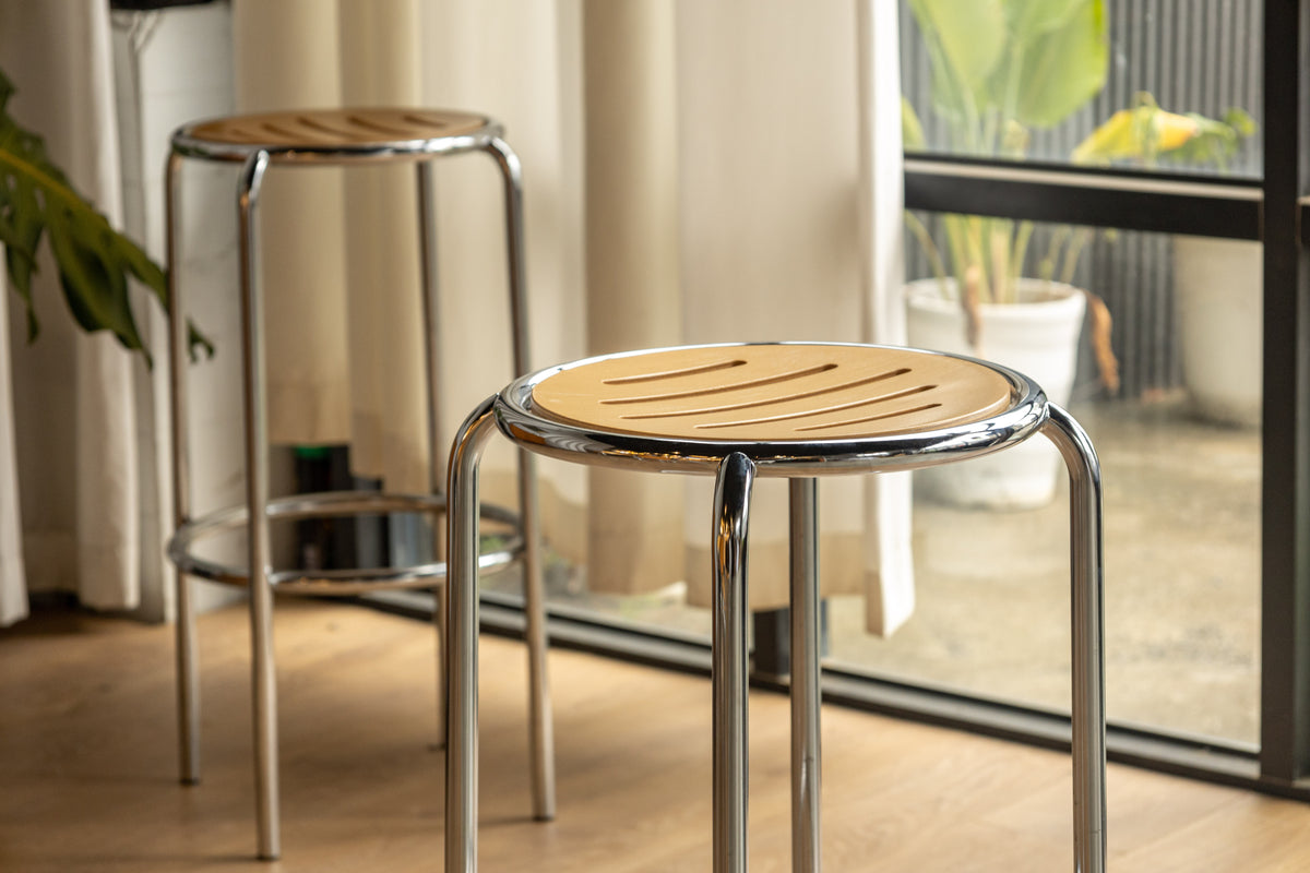 Nowy Styl Ringo Hocker Chrome OLDANMARK