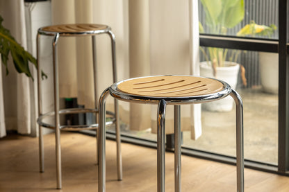 Nowy Styl Ringo Hocker Chrome OLDANMARK
