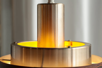 丹麥 玫瑰木飾帶 黃銅 吊燈 OLDANMARK