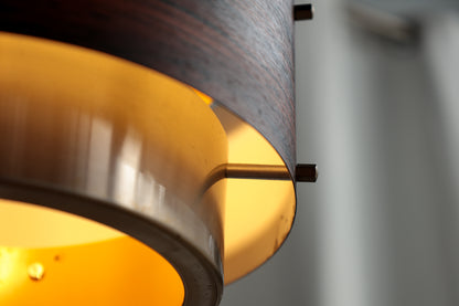 丹麥 玫瑰木飾帶 黃銅 吊燈 OLDANMARK