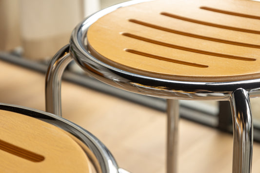 Nowy Styl Ringo Hocker Chrome OLDANMARK