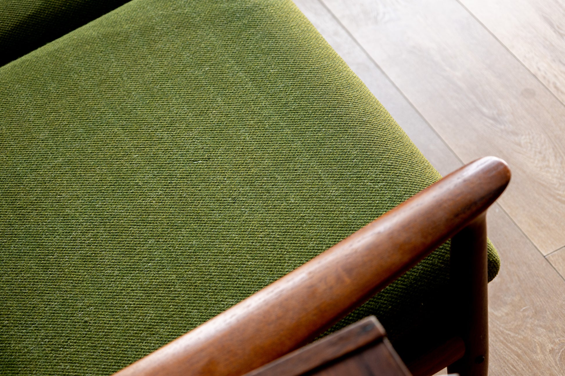 丹麥 柚木 扶手 三人沙發 OLDANMARK