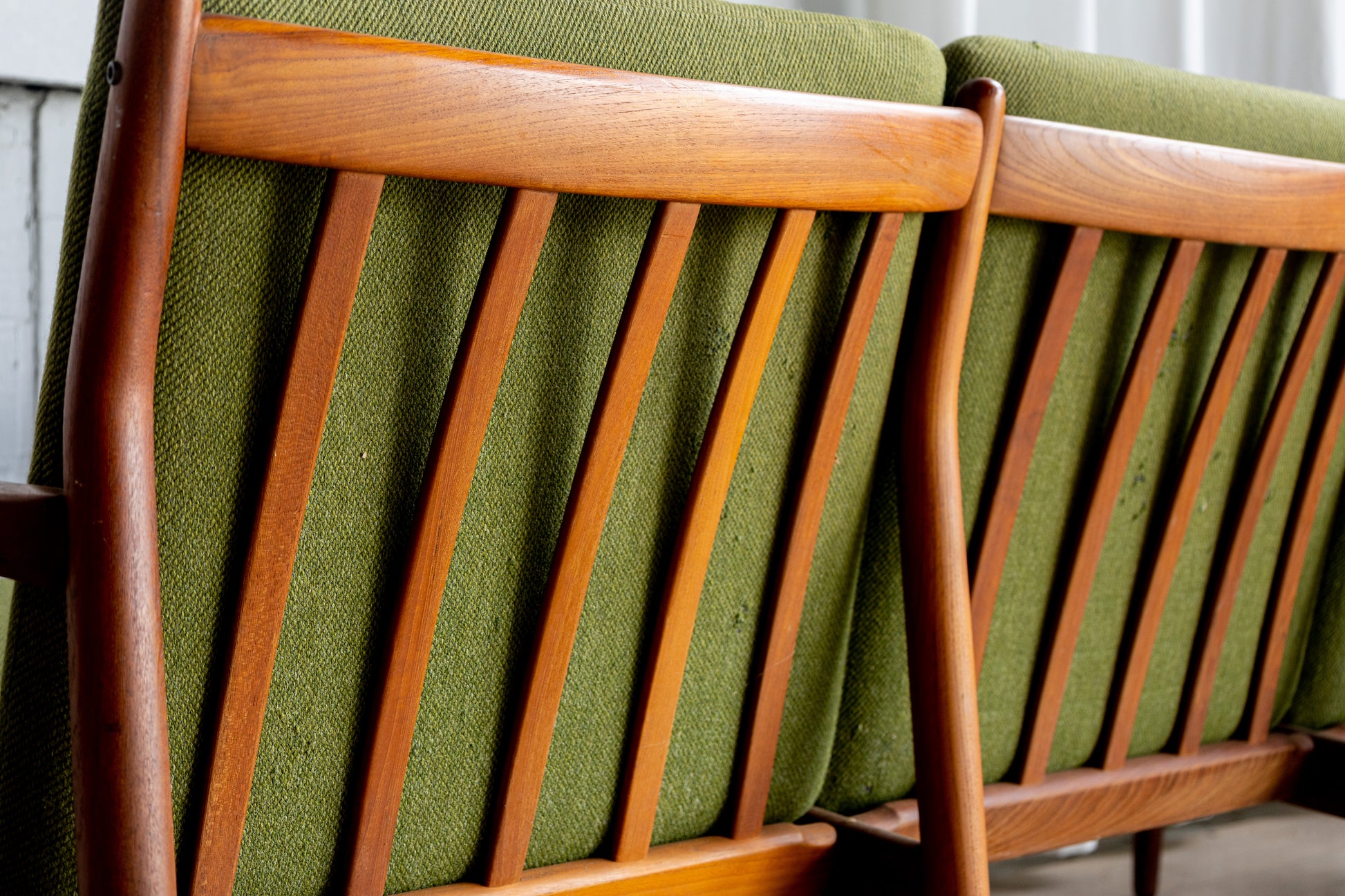 丹麥 柚木 扶手 三人沙發 OLDANMARK