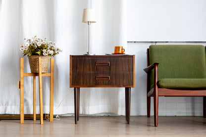 丹麥 現代風 玫瑰木 兩抽 邊櫃 OLDANMARK