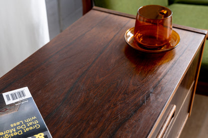 丹麥 現代風 玫瑰木 兩抽 邊櫃 OLDANMARK