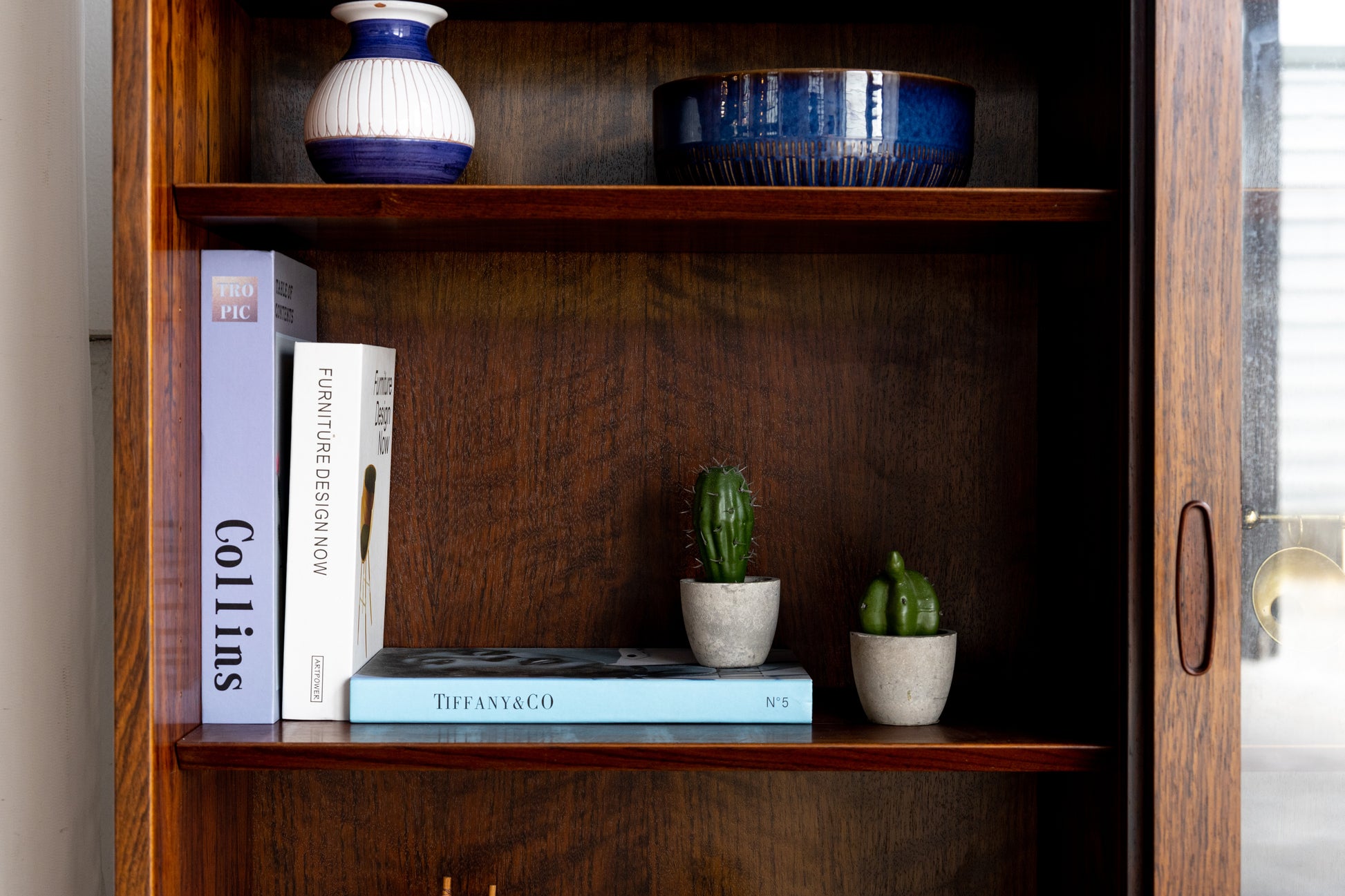 丹麥 柚木 典雅 半開放 展示櫃 (副本) OLDANMARK