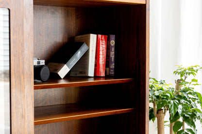 丹麥 柚木 典雅 半開放 展示櫃 (副本) OLDANMARK