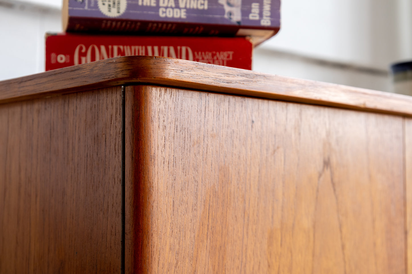 丹麥 柚木 A字腳 三抽 單門 邊櫃 OLDANMARK