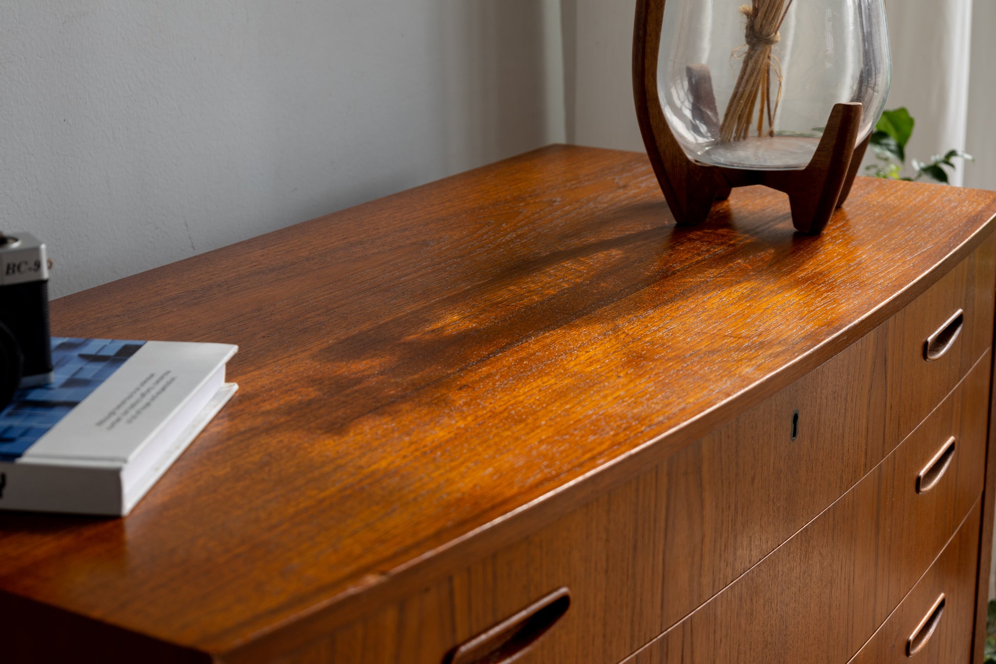 丹麥 現代風 柚木 六抽 高櫃 OLDANMARK