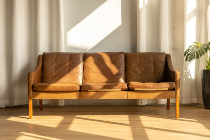 Børge Mogensen Model 2209 真皮沙發 OLDANMARK