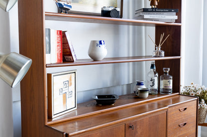 丹麥 柚木單門 四抽 書櫃 OLDANMARK