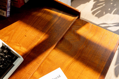 丹麥 現代風 柚木 雙層 寫字櫃 OLDANMARK