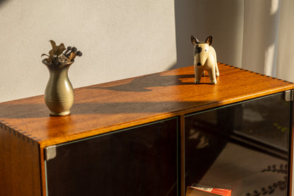 丹麥 桃花心木玻璃展示櫃 OLDANMARK