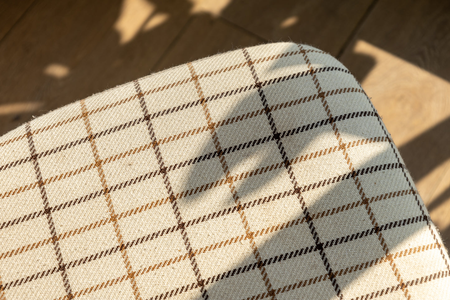 丹麥 中世紀 柚木 格紋 餐椅 OLDANMARK