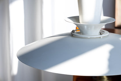 丹麥 多層次 白色 圓弧 吊燈 OLDANMARK