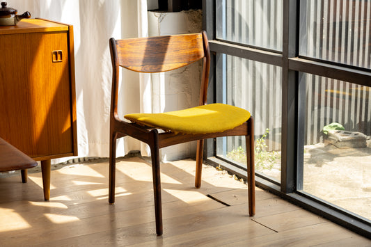 P.E. Jørgensen｜Farsø Stolefabrik 玫瑰木餐椅 OLDANMARK