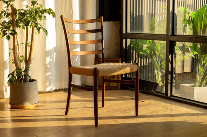 Skovby Møbelfabrik 丹麥 玫瑰木 編織 餐椅 OLDANMARK