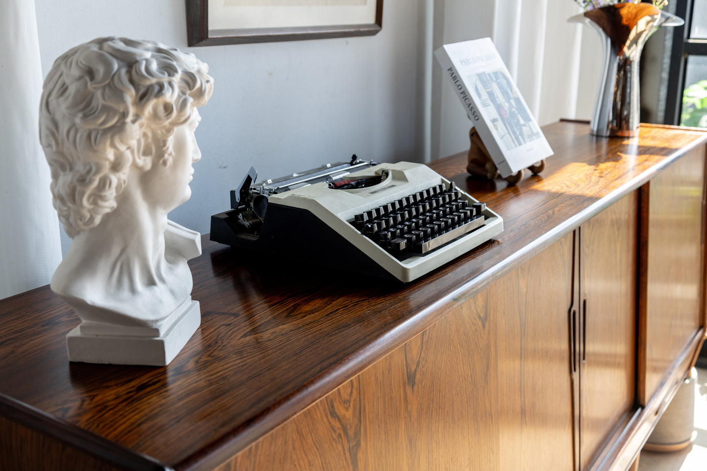 Herning Furniture 丹麥玫瑰木高邊櫃 OLDANMARK