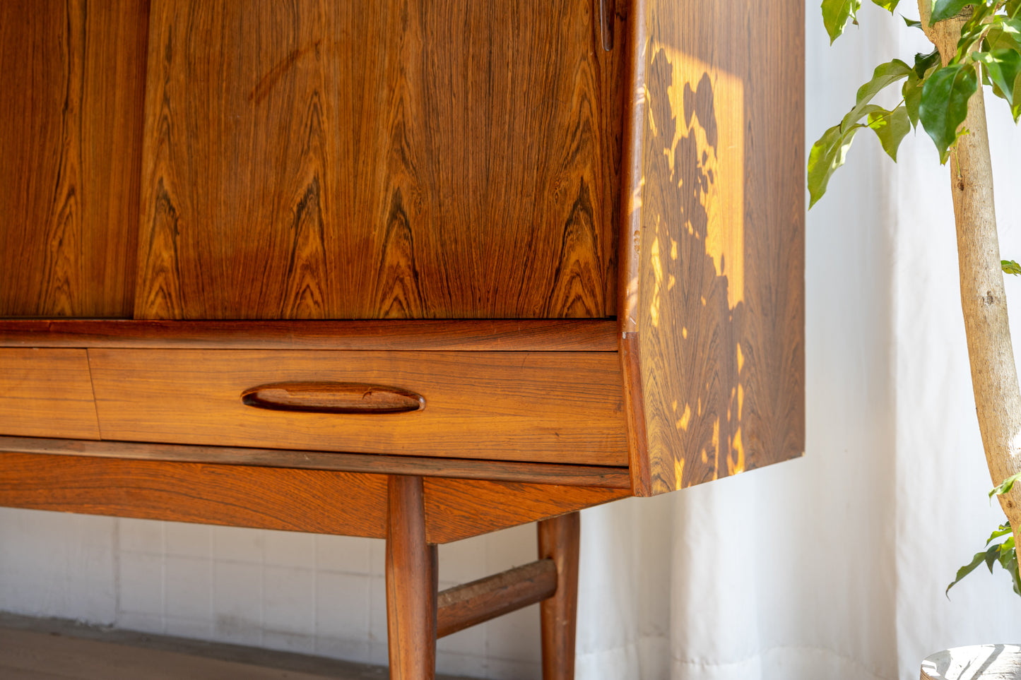 Herning Furniture 丹麥玫瑰木高邊櫃 OLDANMARK