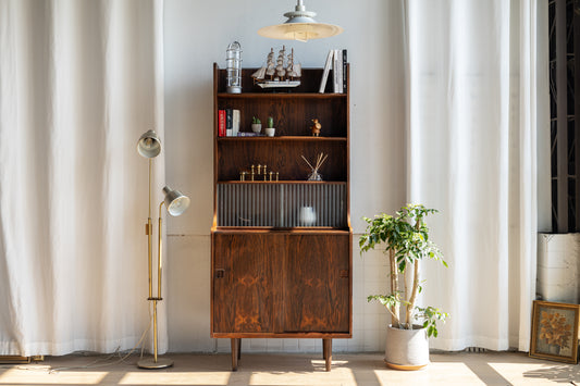 丹麥 現代 玫瑰木 高型 書櫃 OLDANMARK