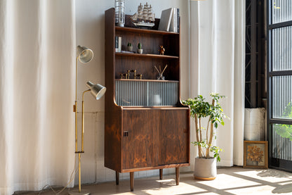 丹麥 現代 玫瑰木 高型 書櫃 OLDANMARK