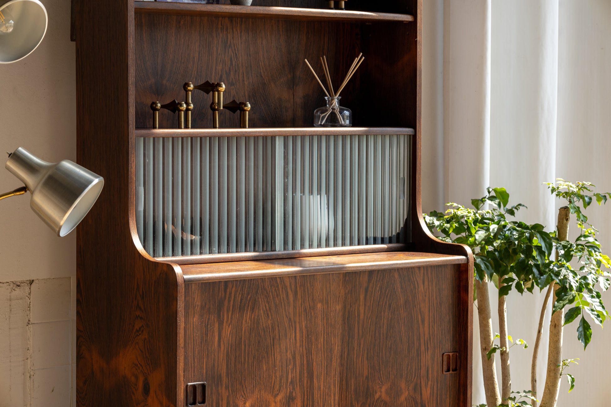 丹麥 現代 玫瑰木 高型 書櫃 OLDANMARK