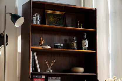 Farsø Møbelfabrik 丹麥 玫瑰木 滑門 高書櫃 OLDANMARK