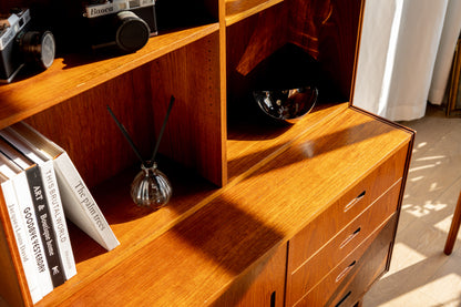 丹麥 柚木 開放式 層架 儲物櫃 OLDANMARK