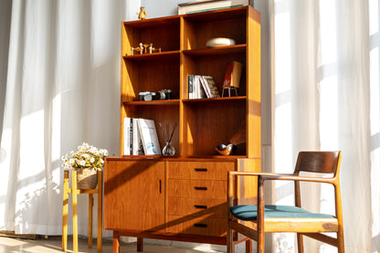 丹麥 柚木 開放式 層架 儲物櫃 OLDANMARK