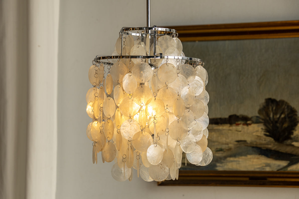 Verner Panton Fun 2DM Suspension Lamp OLDANMARK
