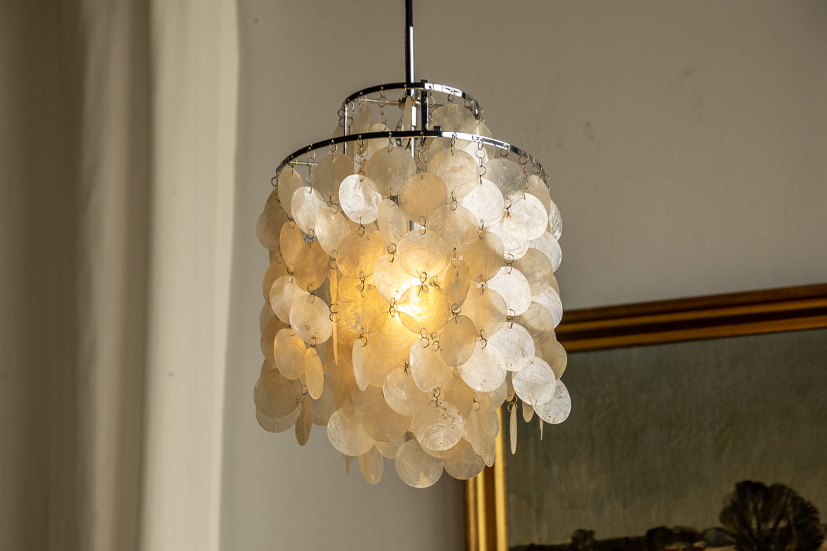 Verner Panton Fun 2DM Suspension Lamp OLDANMARK