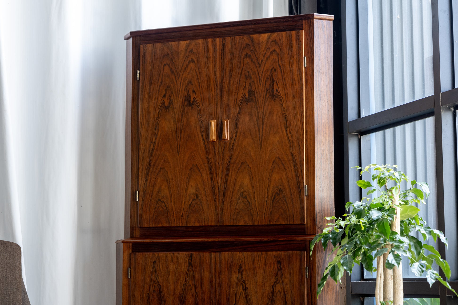 丹麥 玫瑰木 雙層 轉角櫃 OLDANMARK